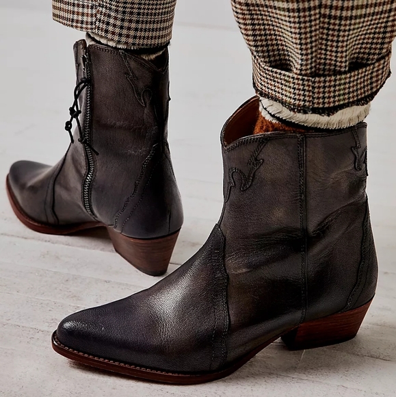 Free People New Frontier Western Boots Size 7.5 - Picture 2 of 7